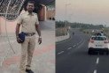 ৪০ কিলোমিটার গাড়ির ছাদে ঝুলে চোরাকারবারিদের ধরলেন পুলিশ সদস্য